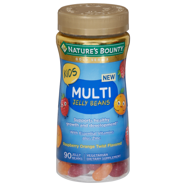 Save on Nature's Bounty Kids Multi Jelly Beans Raspberry Orange Twist