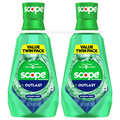 Scope Outlast Fresh Mint Mouthwash Value Twin Pack - 2 ct