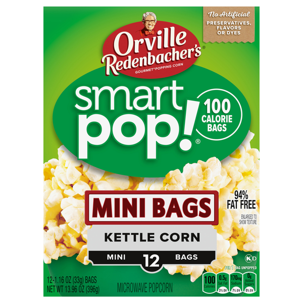 Orville Redenbacher's SmartPop! Kettle Corn Single Serve Microwave Popcorn