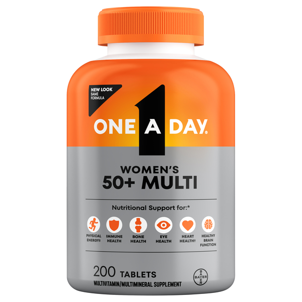One A Day Women's 50+ Complete Multivitamin Tablets