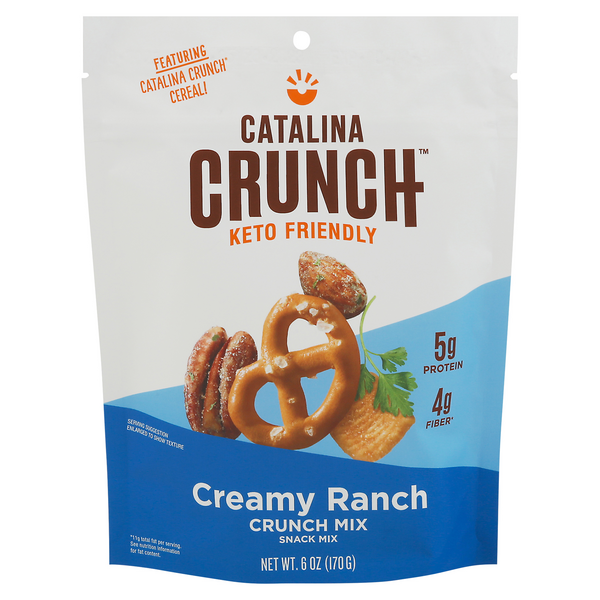 Save on Catalina Crunch Keto Friendly Crunch Snack Mix Creamy Ranch