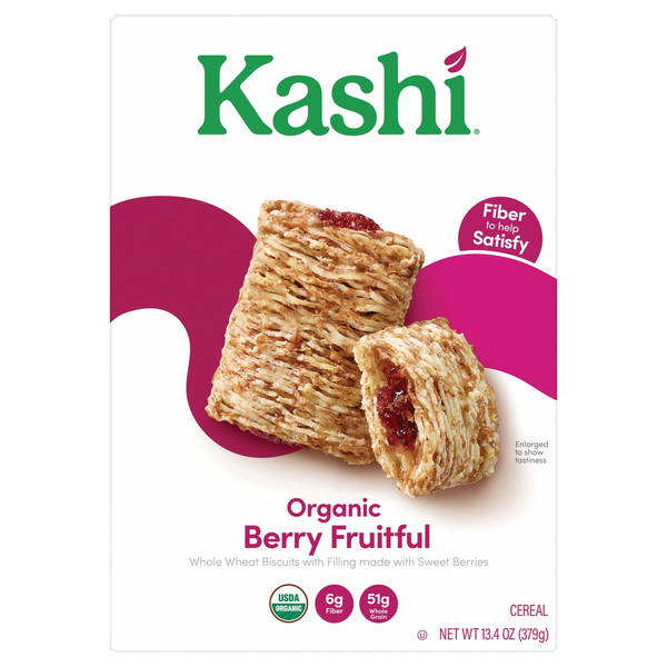 Save on Kashi Organic Berry Fruitful Fiber Cereal Order Online Delivery