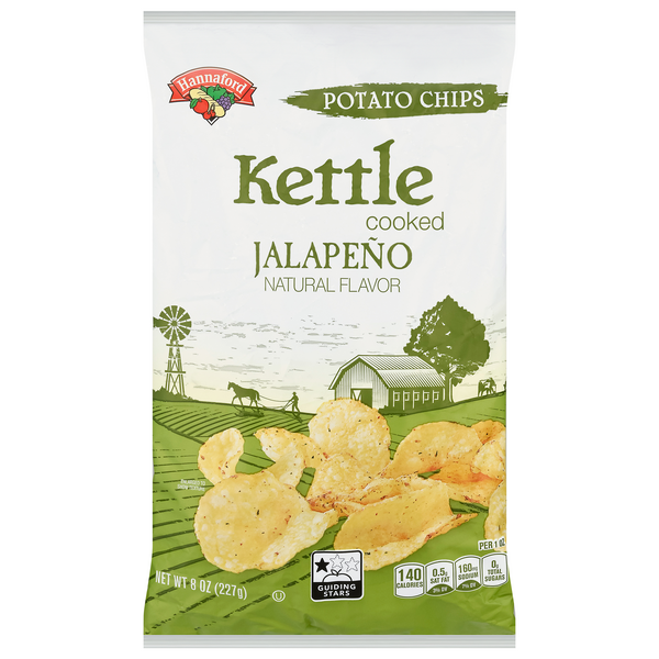 Hannaford Jalapeno Kettle Cooked Potato Chips