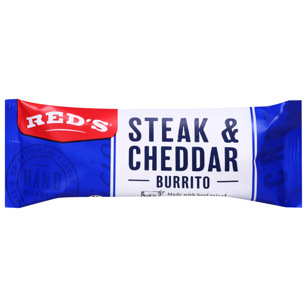 Red's Steak & Cheddar Burrito Frozen