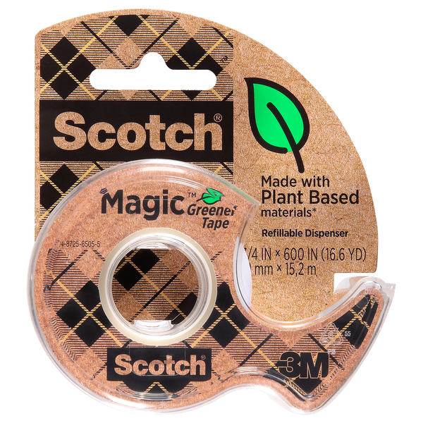 Scotch Magic Greener Tape Made with Plant Based Materials