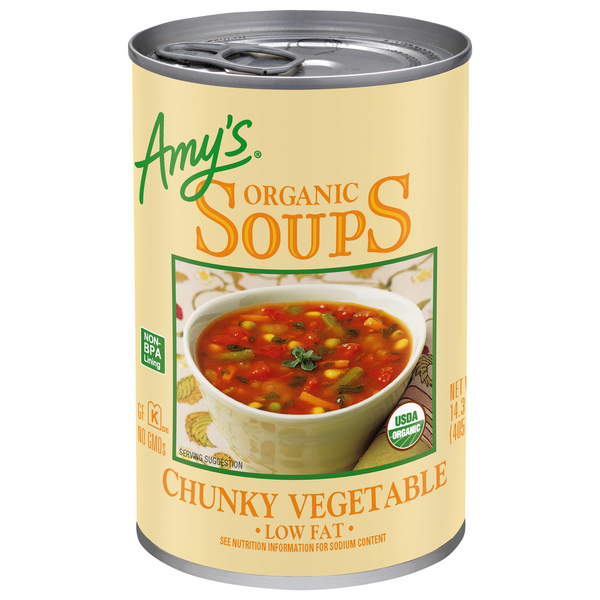 Amy's Organic Low Fat Gluten Free Chunky Vegetable Soup