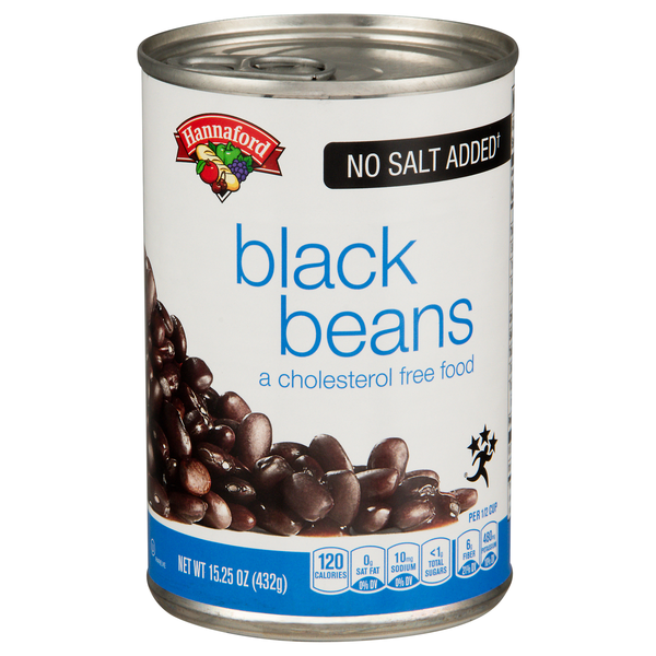Hannaford No Salt Added Black Beans