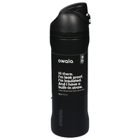 Owala FreeSip Stainless Steel Water Bottle Black 24 oz | Hannaford