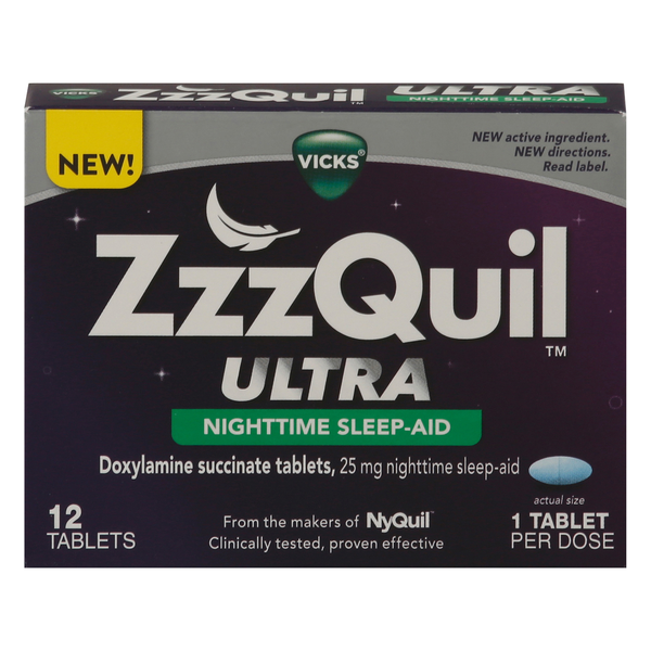 Vicks ZzzQuil Ultra 25 mg Nighttime Sleep-Aid