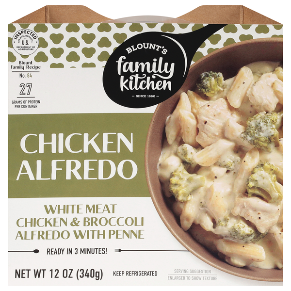 Blount's Family Kitchen Chicken Alfredo Meal Bowl
