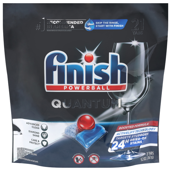 Save on FINISH Powerball Quantum Automatic Dishwasher Detergent Tabs