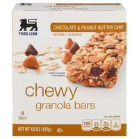 Food Lion Chewy Chocolate & Peanut Butter Granola Bars - 8 ct