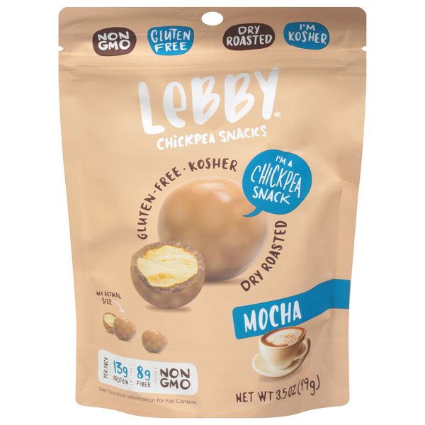Lebby Gluten Free Mocha Chickpea Snacks
