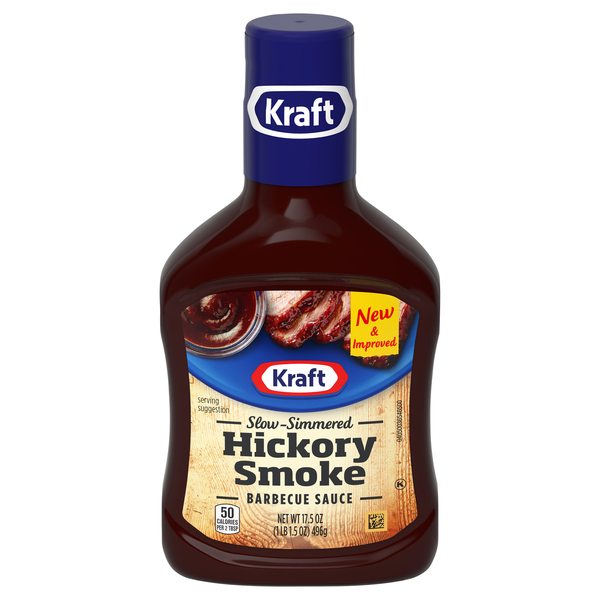 Kraft Slow-Simmered Hickory Smoke Barbecue Sauce & Dip