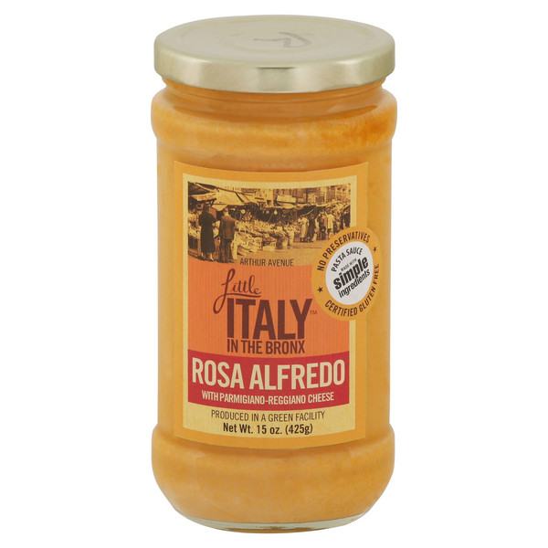 Little Italy in the Bronx Rosa Alfredo Pasta Sauce