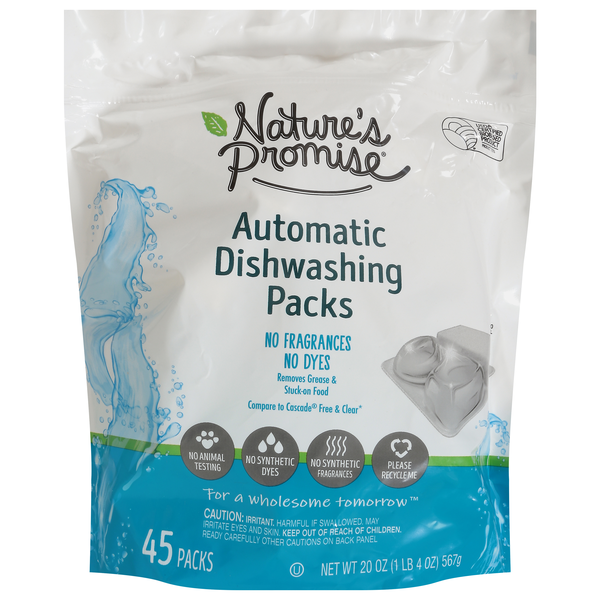 Nature's Promise Automatic Dishwashing Packs- 45 ct