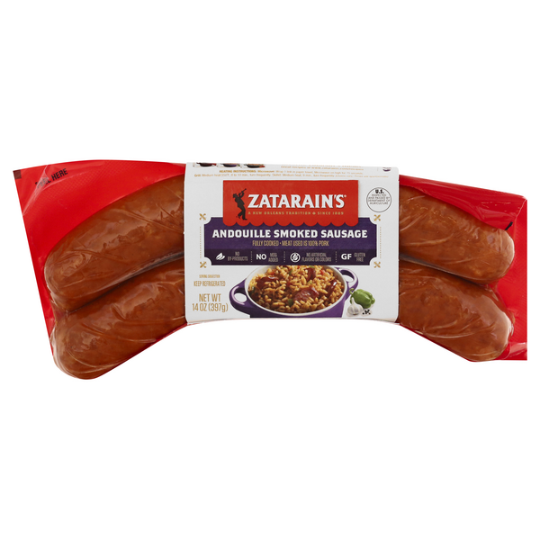 Save on Zatarain's Andouille Smoked Sausage 2 ct Order Online