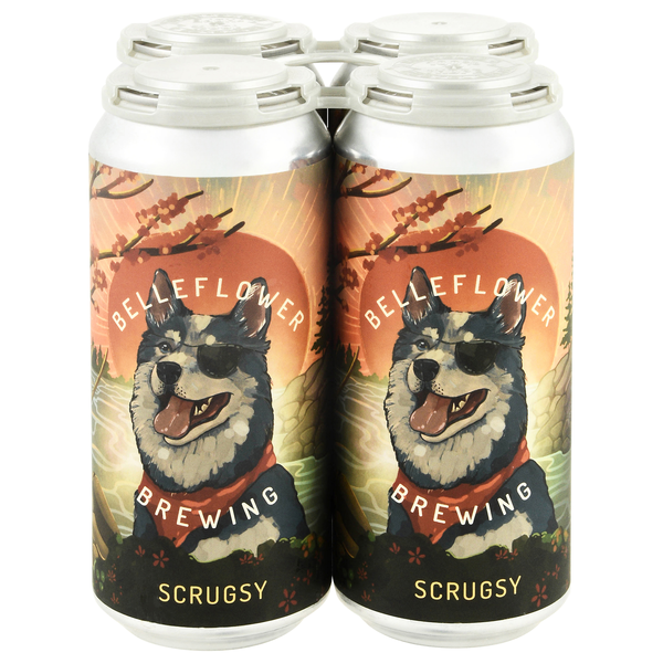 Belleflower Brewing Scrugsy New England India Pale Ale Beer - 4 pk