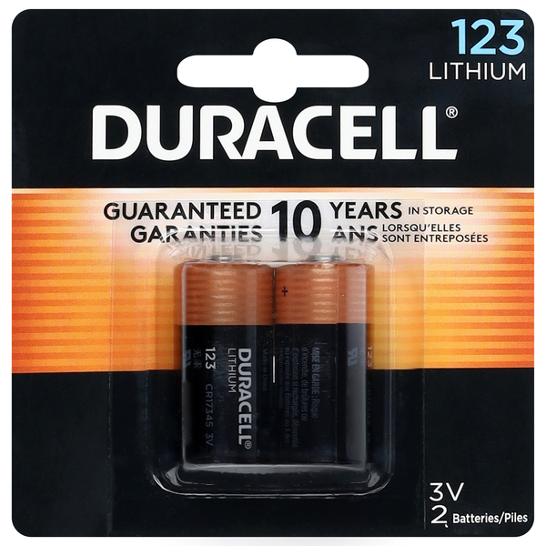 Duracell Batteries Lithium 3V Size 123