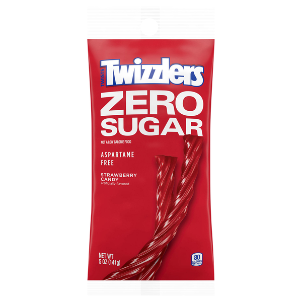 Twizzlers Zero Sugar Red Strawberry Licorice Candy