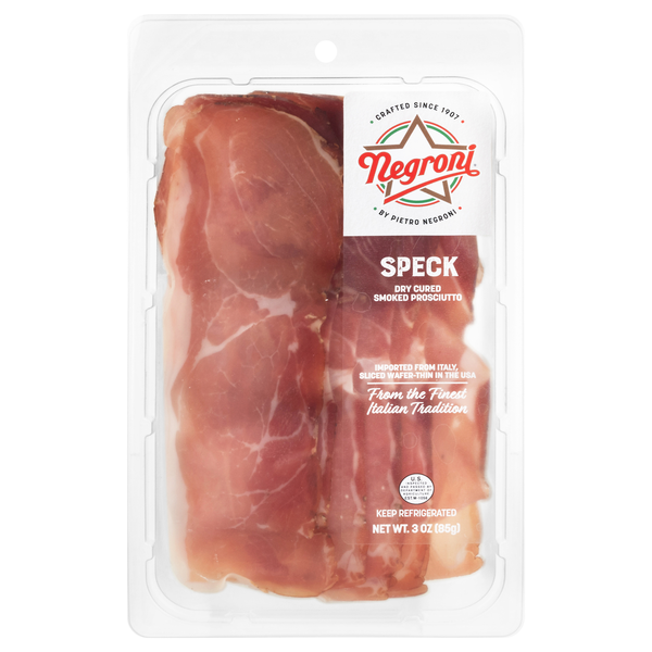 Negroni Speck Smoked Prosciutto