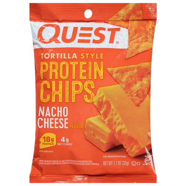 Save on Quest Protein Chips Tortilla Style Nacho Cheese Low Carb Keto