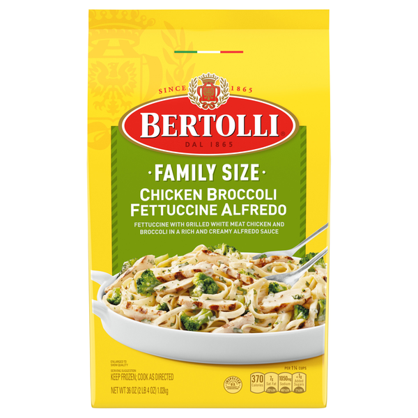 Bertolli Chicken Broccoli Fettuccine Alfredo Frozen Meal