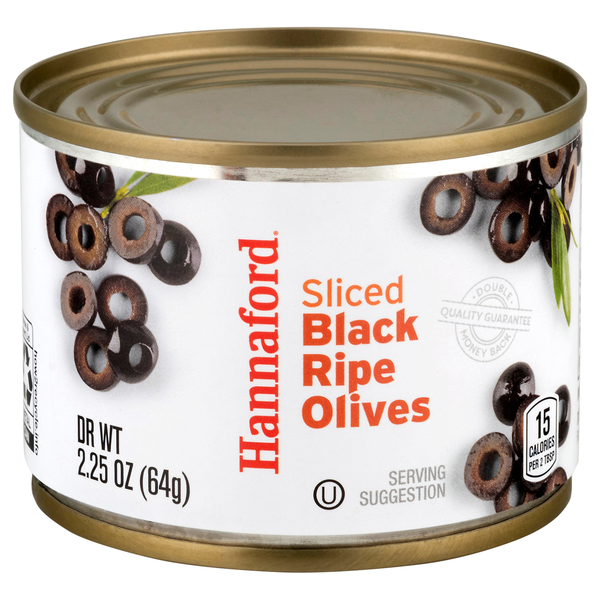 Hannaford Sliced Black Olives