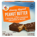 Our Brand Chewy Dipped Peanut Butter Granola Bars - 6 ct