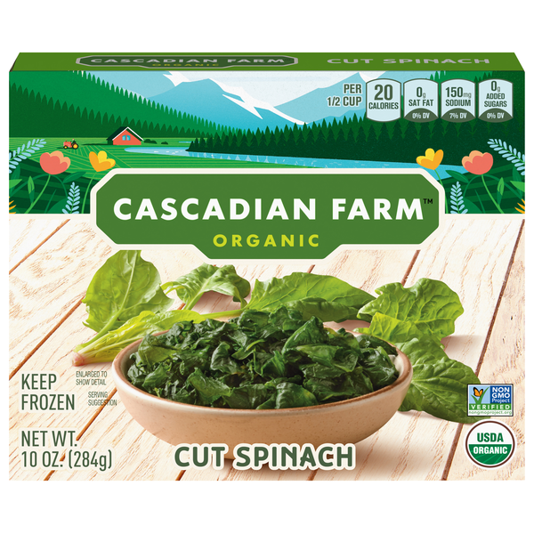 Cascadian Farm Organic Cut Spinach Frozen
