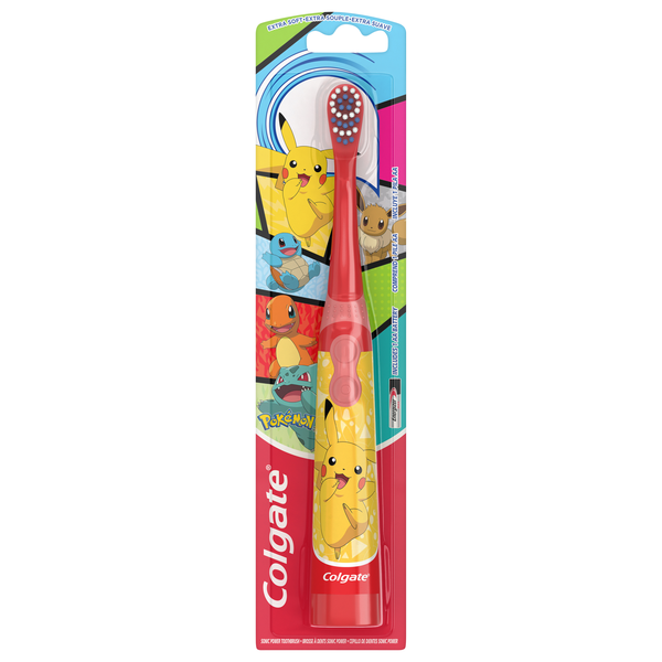 Colgate Kids Pokemon Extra Soft Sonic Power Toothbrush