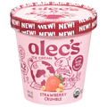 Alec's Organic Strawberry Crumble Ice Cream