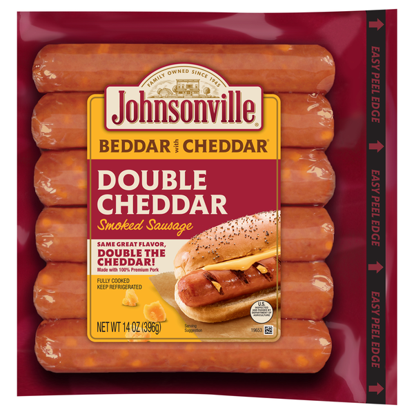 Johnsonville Double Cheddar Smoked Sausage