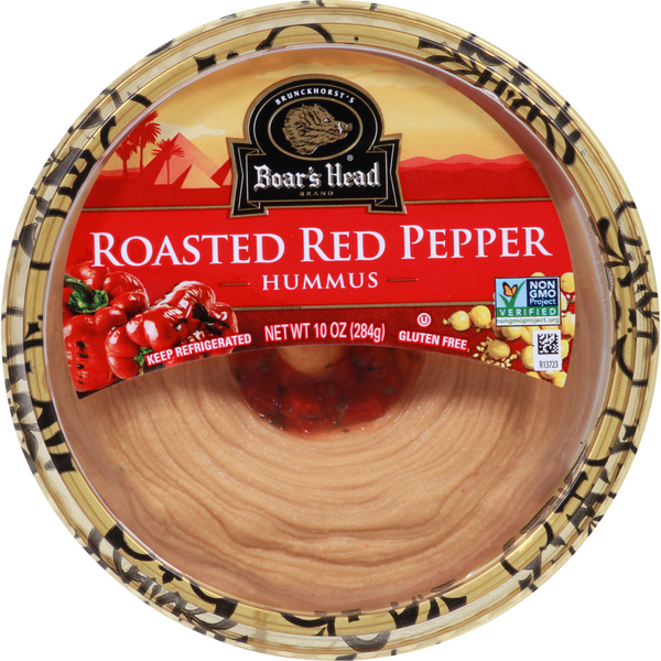 Save on Boar's Head Hummus Roasted Red Pepper Gluten Free Order Online