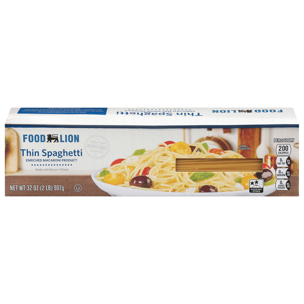 Food Lion Thin Spaghetti Pasta