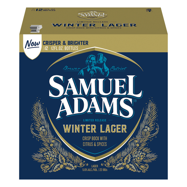 Samuel Adams Winter Lager Beer - 12 pk