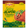 Old El Paso Stand 'N Stuff Jalapeno Cheddar Spicy Hard Taco Shells - 10 ct