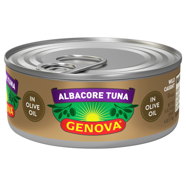 Genova Wild Caught Albacore Tuna in Olive Oil