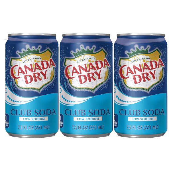 Canada Dry Club Soda - 6 pk