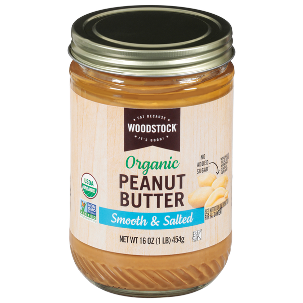 Woodstock Organic Smooth Peanut Butter