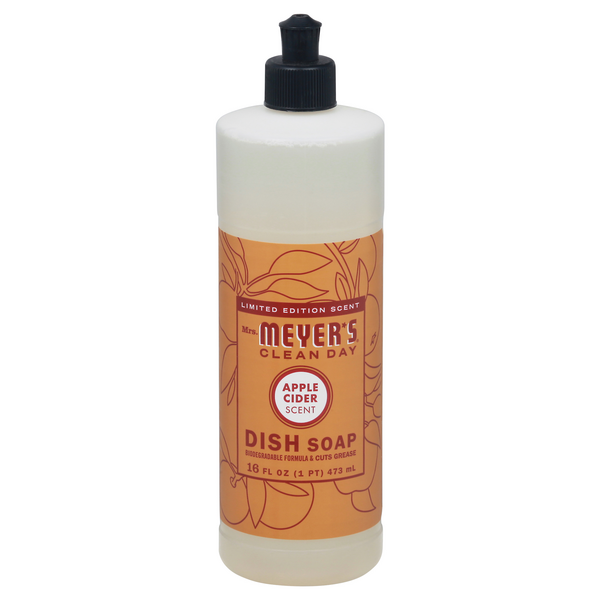 Mrs. Meyer's Clean Day Liquid Dish Soap Apple Cider Scent