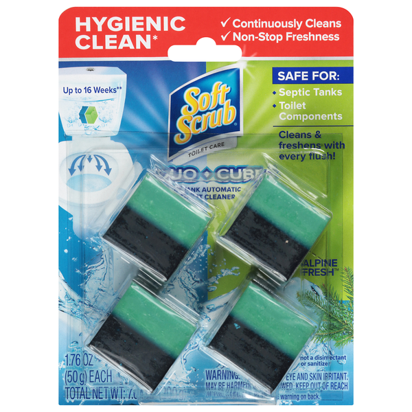 Soft Scrub Duo-Cubes Alpine Fresh In-Tank Toilet Bowl Cleaner - 4 ct