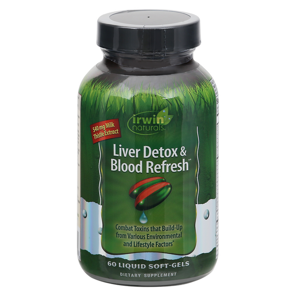 Irwin Naturals Liver Detox & Blood Refresh Liquid Soft-Gels