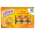 Lance Toasty Cheddar Cheese Sandwich Crackers - 10 ct