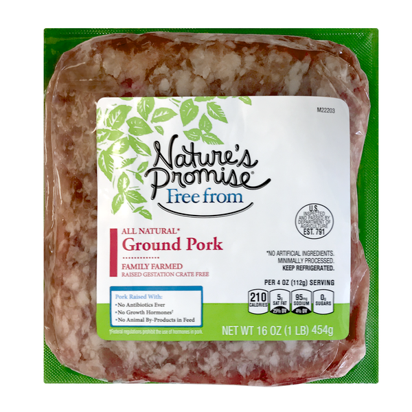 Nature's Promise All Natural Ground Pork Fresh