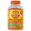 MetaMucil No Sugar Added Orange Flavored Fiber Gummies