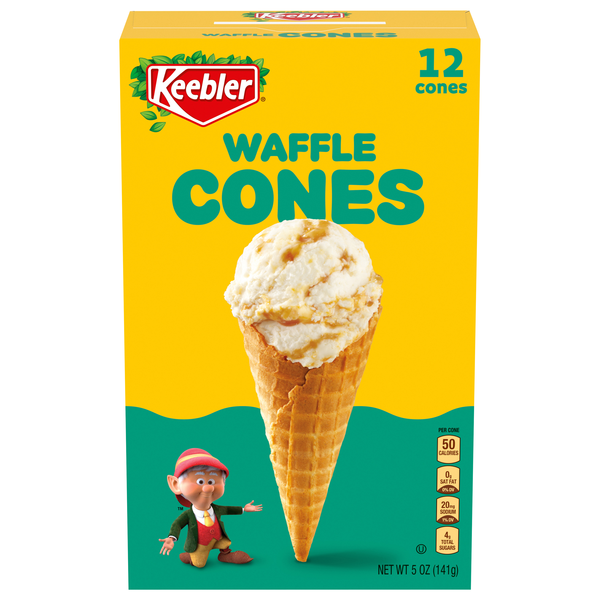 Keebler Waffle Ice Cream Cones - 12 ct