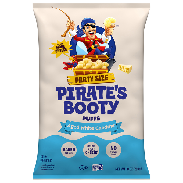 Pirate's Booty Aged White Cheddar Rice & Corn Puffs