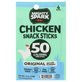 Mighty Spark Original Sea Salt & Pepper Chicken Snack Stick - 4 ct