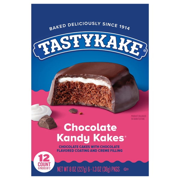 Tastykake Chocolate Kandy Kakes 2 ea - 6 ct